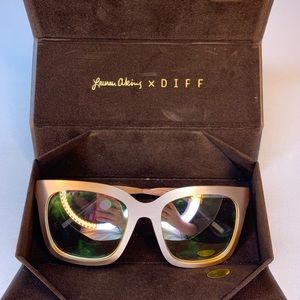Lauren Akin x Diff Rose Gold Sunglasses